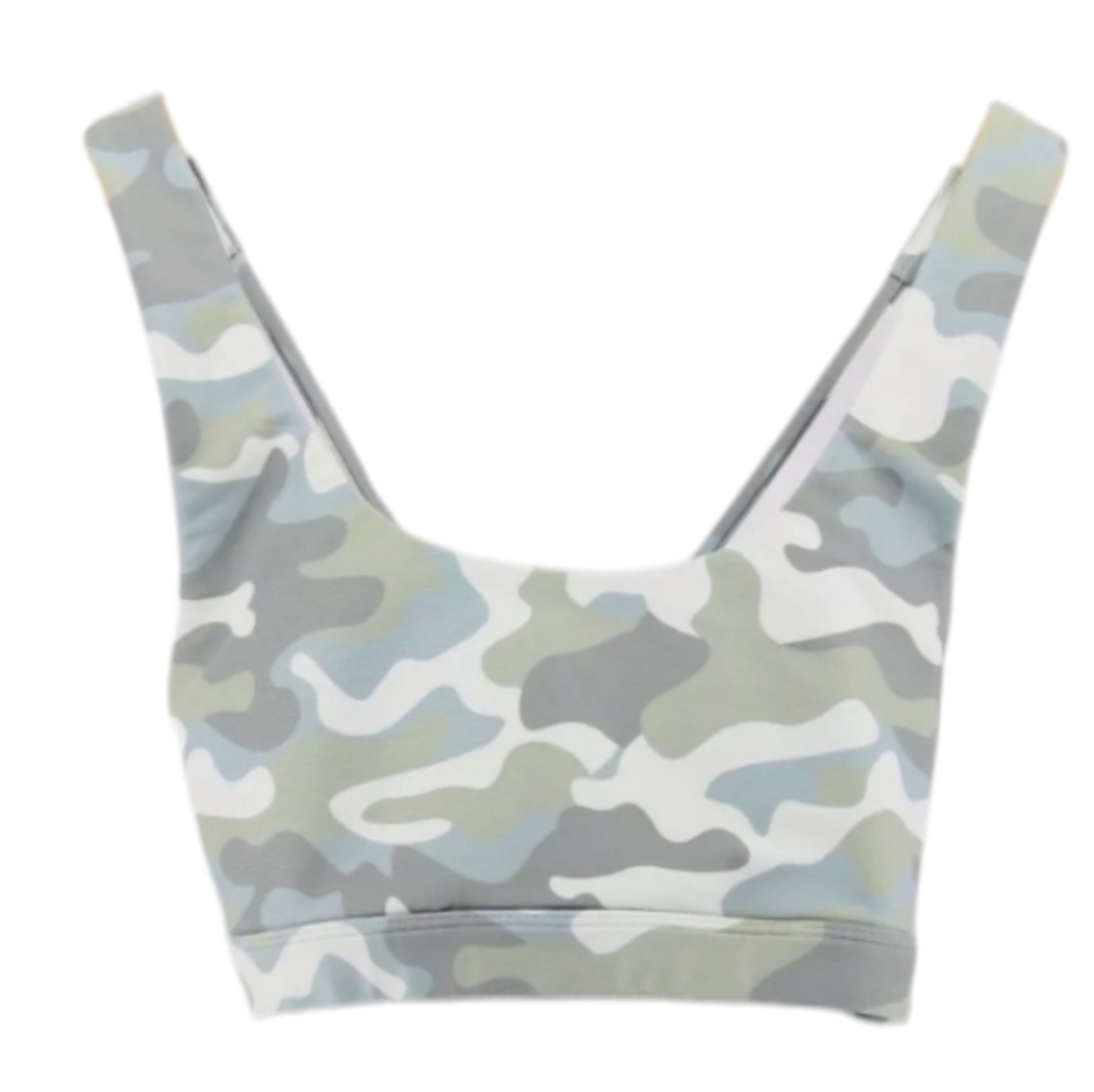 Spiritual Gangster Camo Studio Fitness Sports Bra - Picture 3 of 5